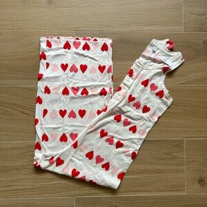 Valentine Print Henley Pajama Jumpsuit For Women - Old Navy